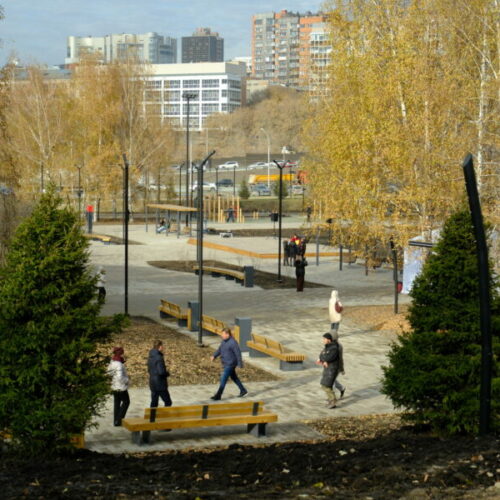 В Новосибирске открыли парк имени Юрия Фёдоровича Бугакова