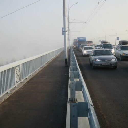 Мэр Новосибирска сдержал обещание: на Димитровском мосту все шесть полос открыты для движения