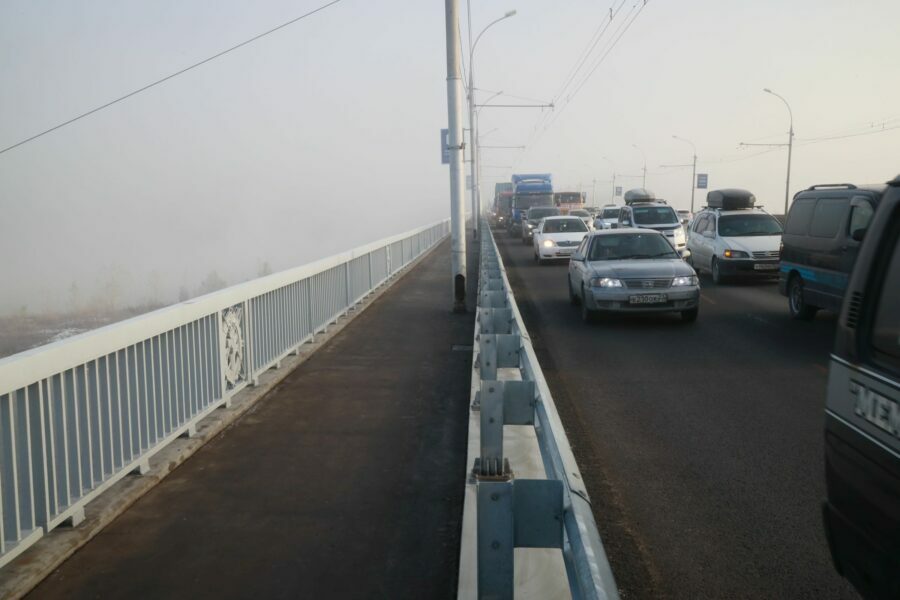 Мэр Новосибирска сдержал обещание: на Димитровском мосту все шесть полос открыты для движения