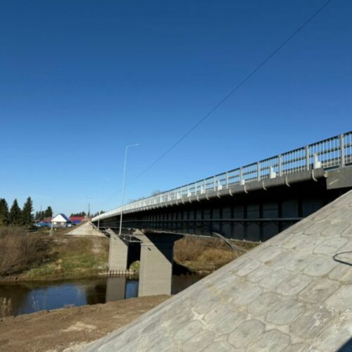 В Кыштовском районе отремонтировали мост через реку Тара по нацпроекту