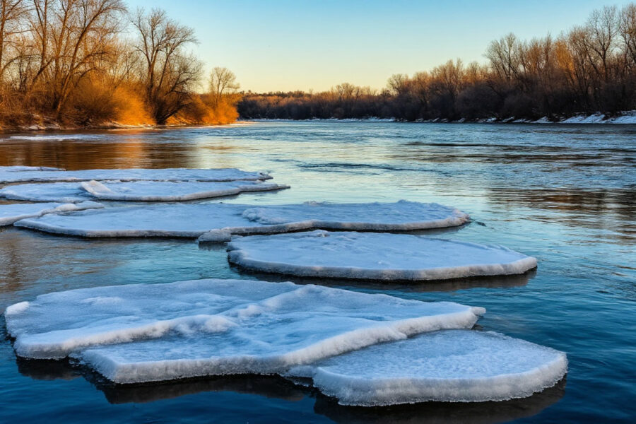 Два подростка провалились под лед в Новосибирске