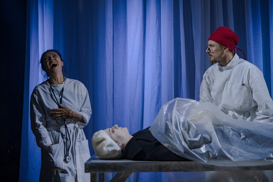 Получилось очень необычное зрелище с определением «анатомический театр»