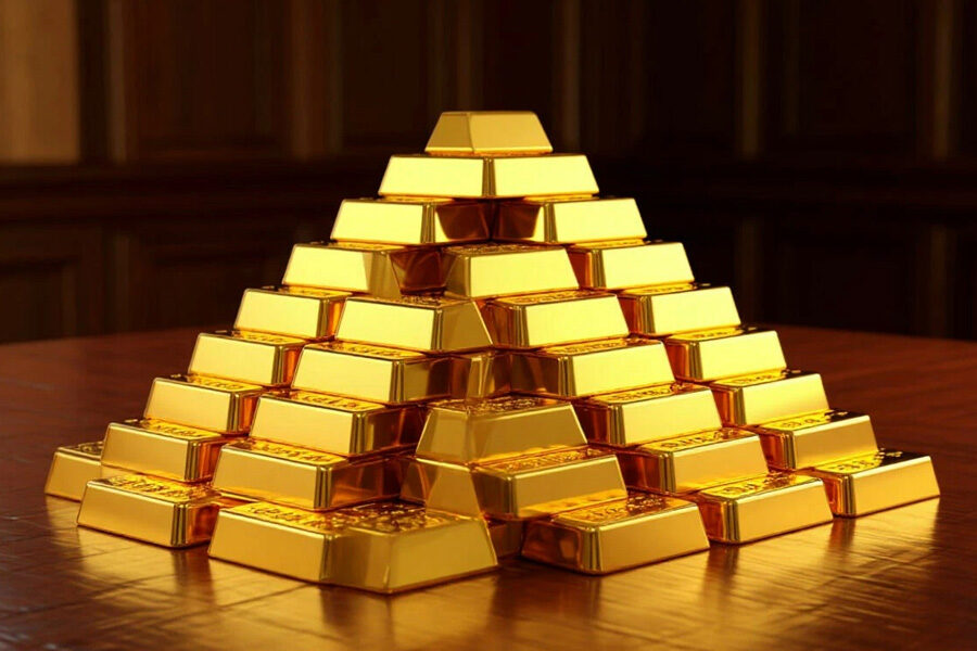 золотые слитки