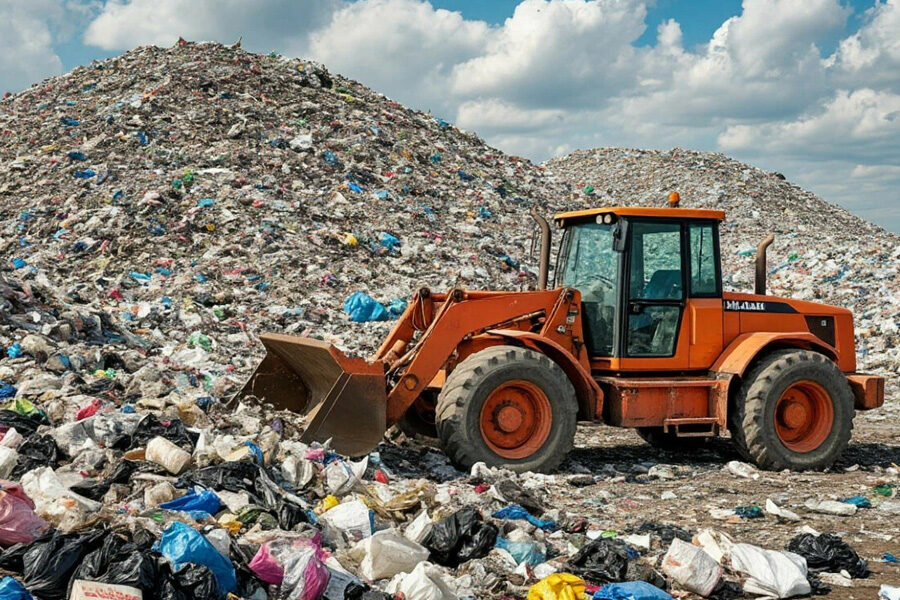 мусорный полигон