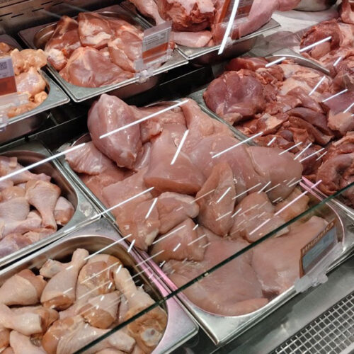 продукты на прилавке