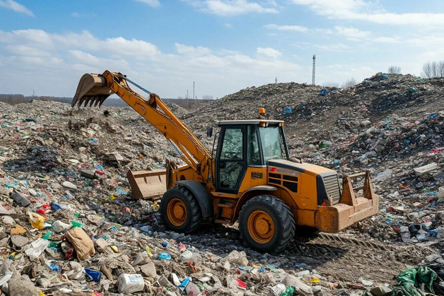 мусорный полигон