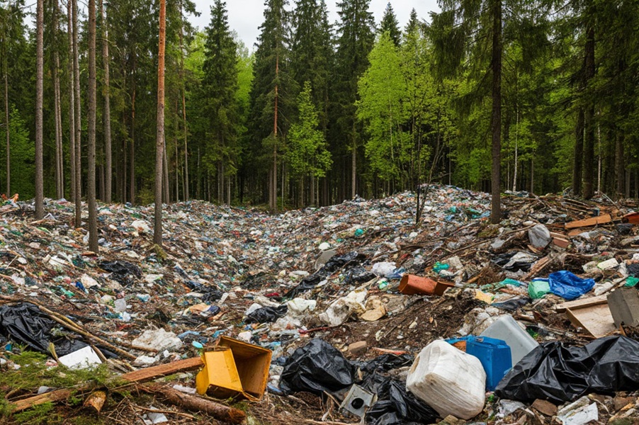 Бизнесмен в Новосибирске перекладывал несанкционированные свалки с места на место