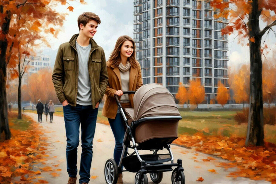 молодая семья