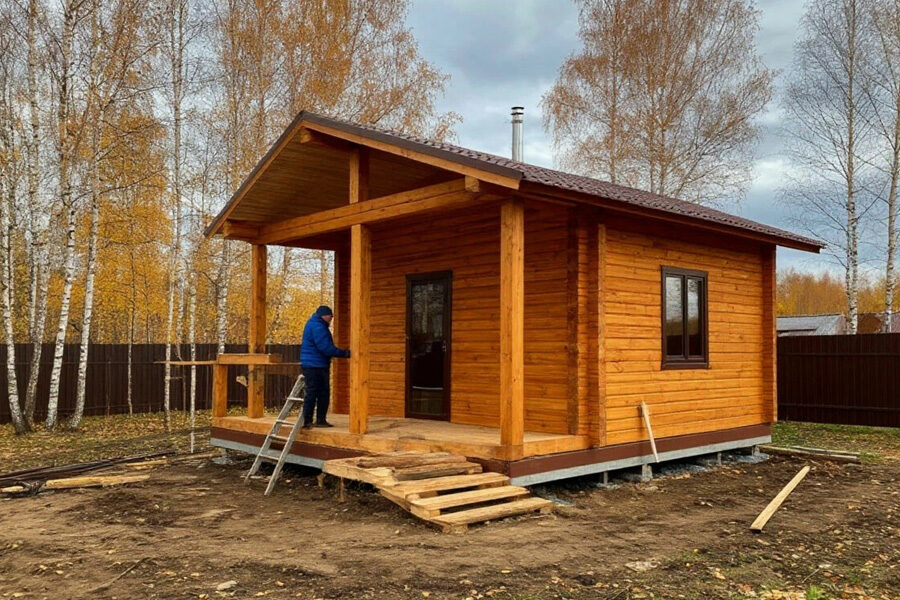 строительство бани