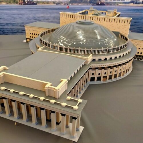В Новосибирске сделали макет оперного театра из трех тысяч деталей