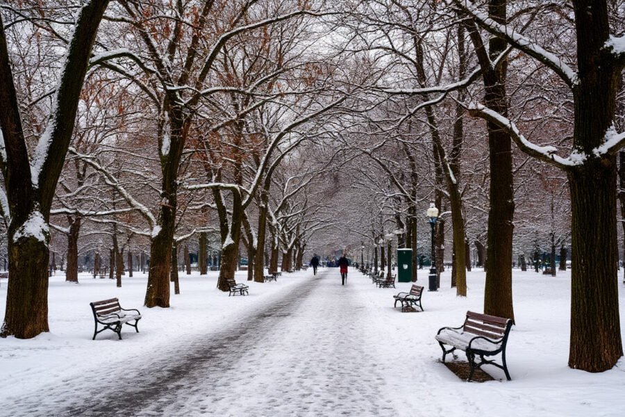 Синоптики прогнозируют потепление и метели в Новосибирске в выходные