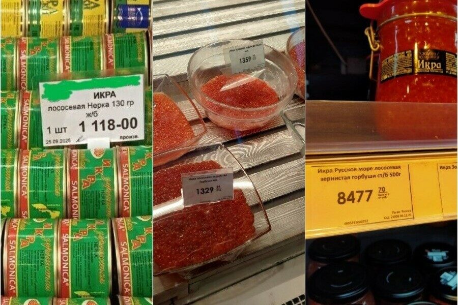 В Новосибирске средняя цена красной икры достигла 13 тысяч рублей за килограмм