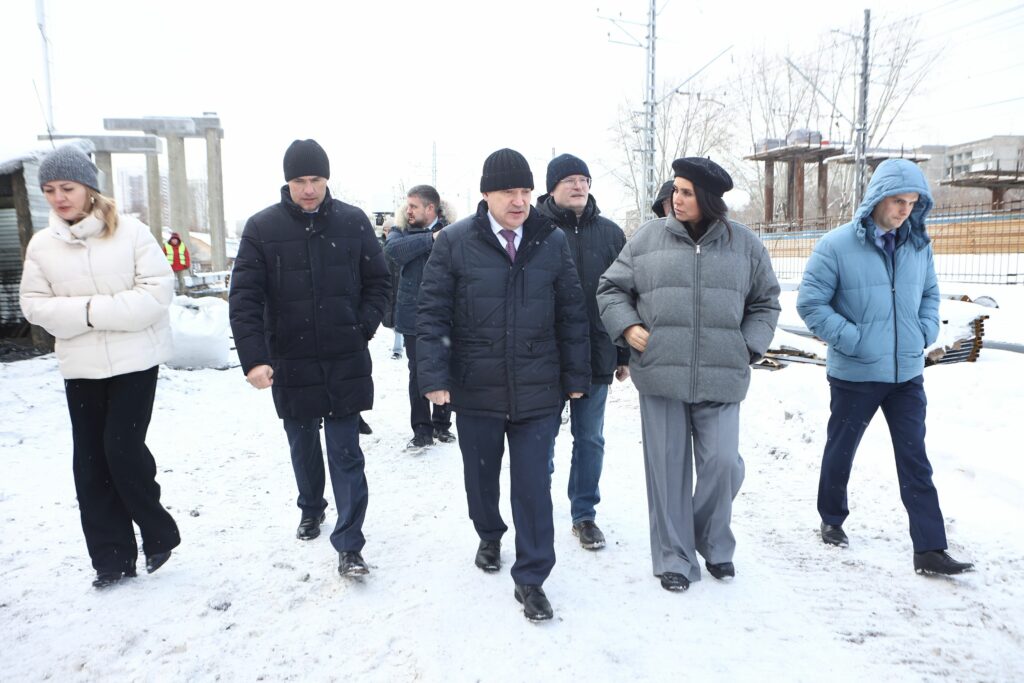 Ход строительных работ проинспектировал мэр города