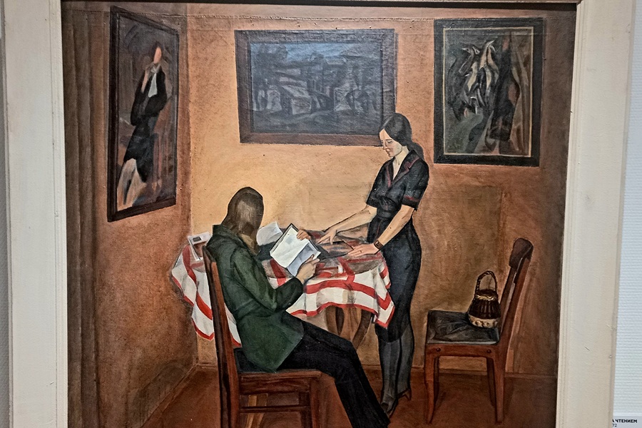 У Бухарова и экспрессионизм есть, и фрактальная живопись из бликов и всполохов, и мейн-стрим «сурового стиля» 60-70-х