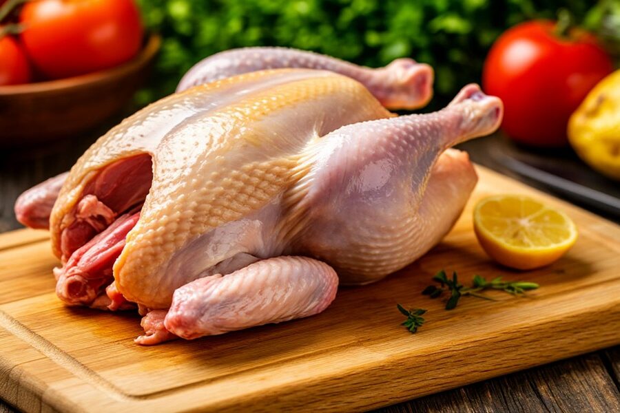 Цена на мясо домашней курицы в Новосибирске доходит до 650 рублей за килограмм