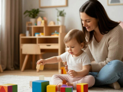 ребенок с мамой