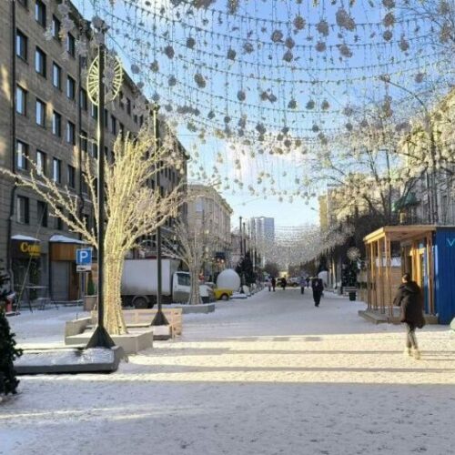 Власти рассказали, когда будут украшать улицу Ленина