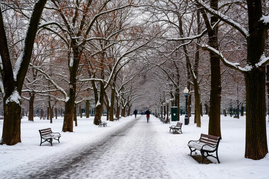 Предупреждение из-за метели и сильного ветра объявили в Новосибирской области