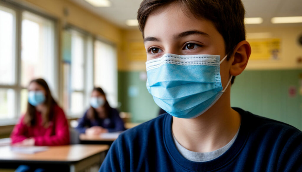 Масочный режим вводят в школах Новосибирской области