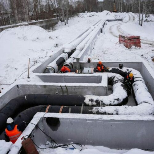 СГК построила 20 км теплосетей для новых домов в Новосибирске