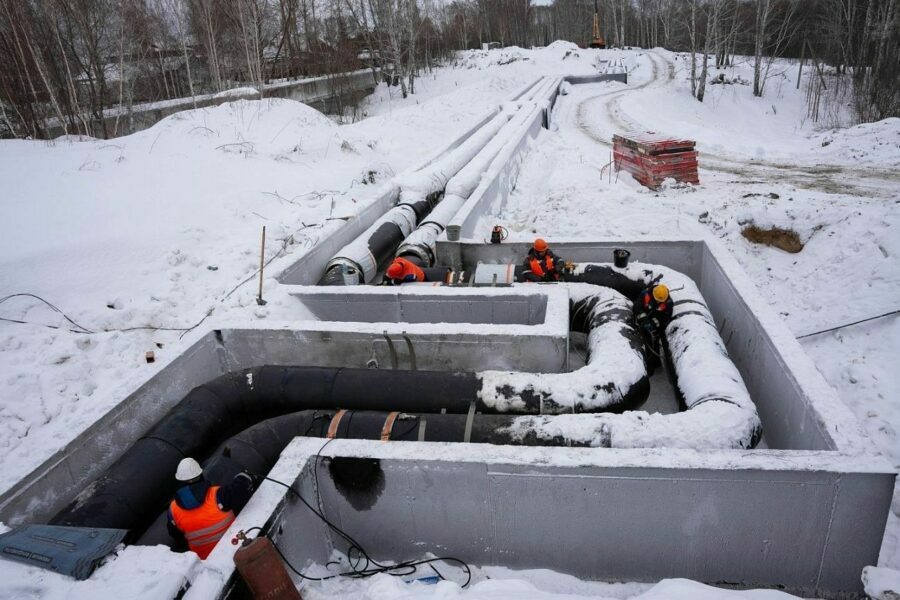 СГК построила 20 км теплосетей для новых домов в Новосибирске