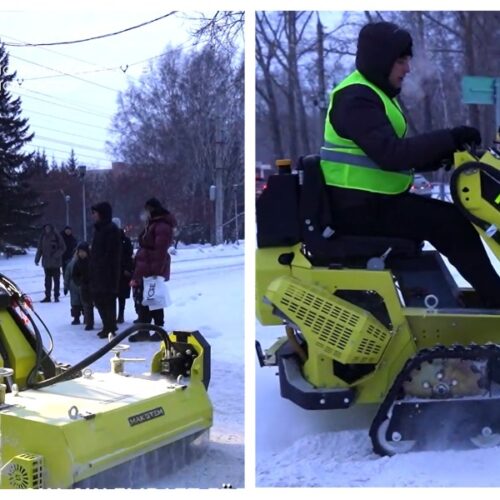 Ледоруб для уборки дорог и тротуаров изобрели новосибирские инженеры