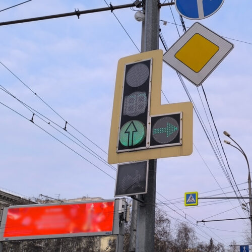 Светофорный режим появился в навигаторах жителей Новосибирска