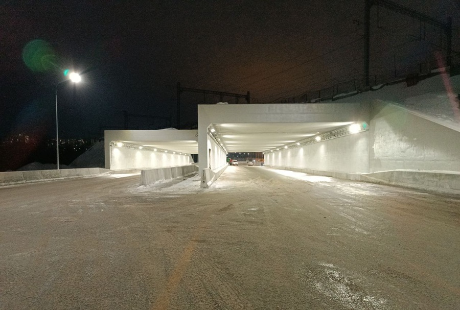 На четвертом мосту открыли основной ход, правобережную развязку и 3 съезда на левом берегу