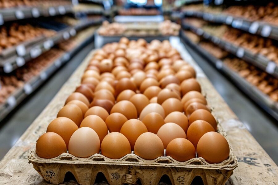 В Новосибирске ускоряется яичная инфляция