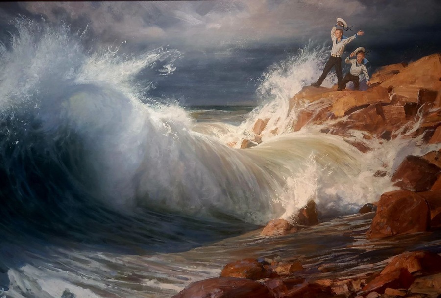 Привет Айвазовскому — картина «Твоим матросом хочу я стать»