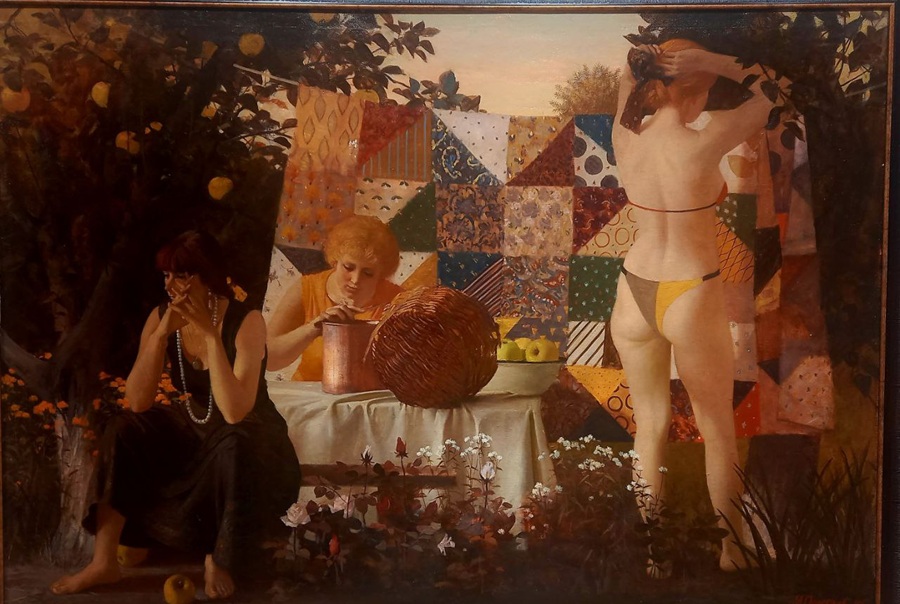 Живописную технику Полетаева вполне можно квалифицировать как магический реализм