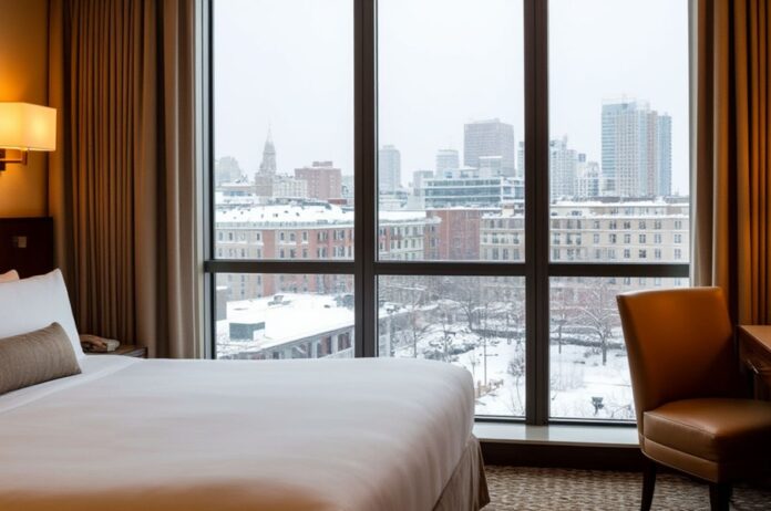 В один день новогодних праздников отели Новосибирска были загружены на 72%