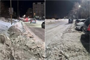 Жителей района Новосибирска попросили скинутся на чистку улицы от снега