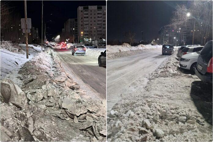 Жителей района Новосибирска попросили скинутся на чистку улицы от снега