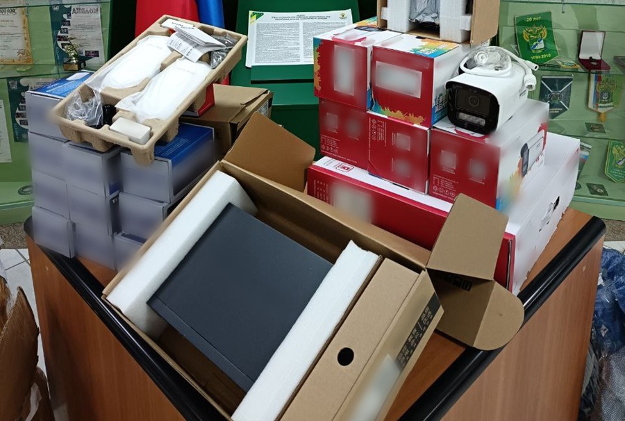 В списке конфиската 17 видеокамер, комплектующие для систем видеонаблюдения и частотные преобразователи