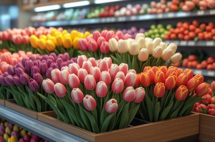 Более двух миллионов тюльпанов ввезли в регионы Сибири из Китая