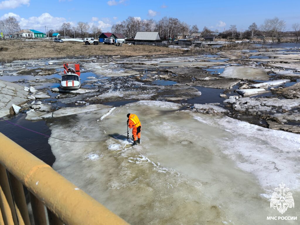 Аэромобильная группировка действует в Новосибирской области на реке Карасук