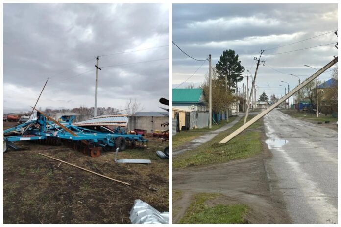 Энергетики вернули свет 85% пострадавших от урагана в 3 районах Новосибирской области