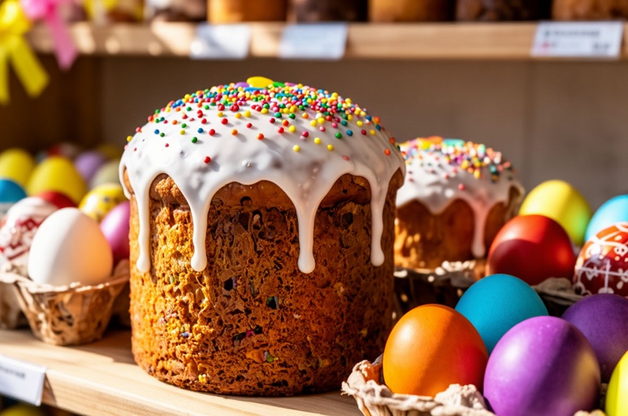 За 10 дней до Пасхи в Новосибирске продают куличи по цене до 2500 рублей