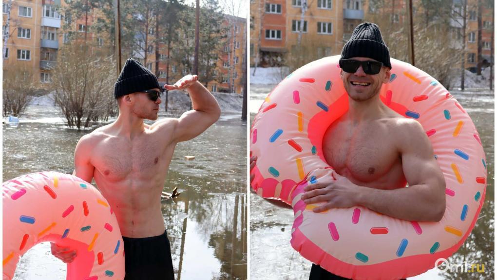 Новосибирец принял ванну в луже Тимирязевского сквера