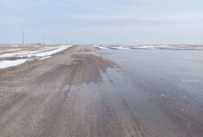 Подтопление пяти участков автодорог произошло в Новосибирской области