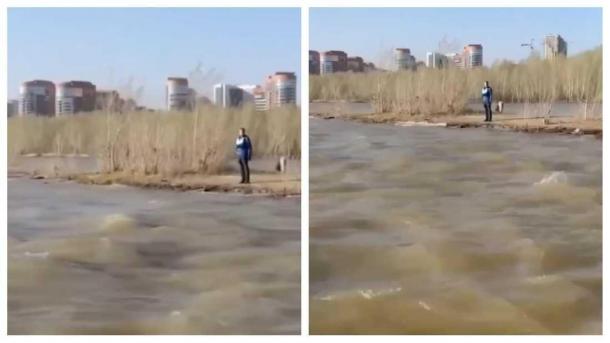 Мужчину на SUP-доске унесло на остров в Новосибирске