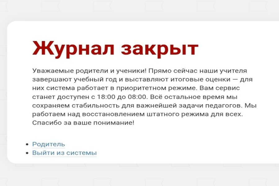 Новосибирским школьникам и родителям ограничили доступ к электронным дневникам