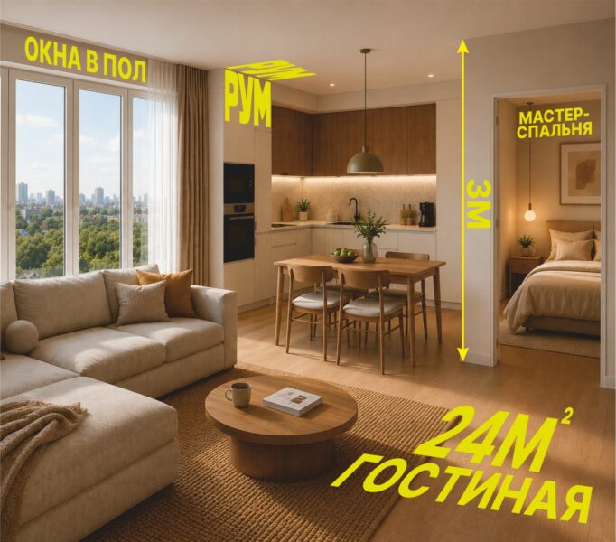 Интерьер с параметрам и
