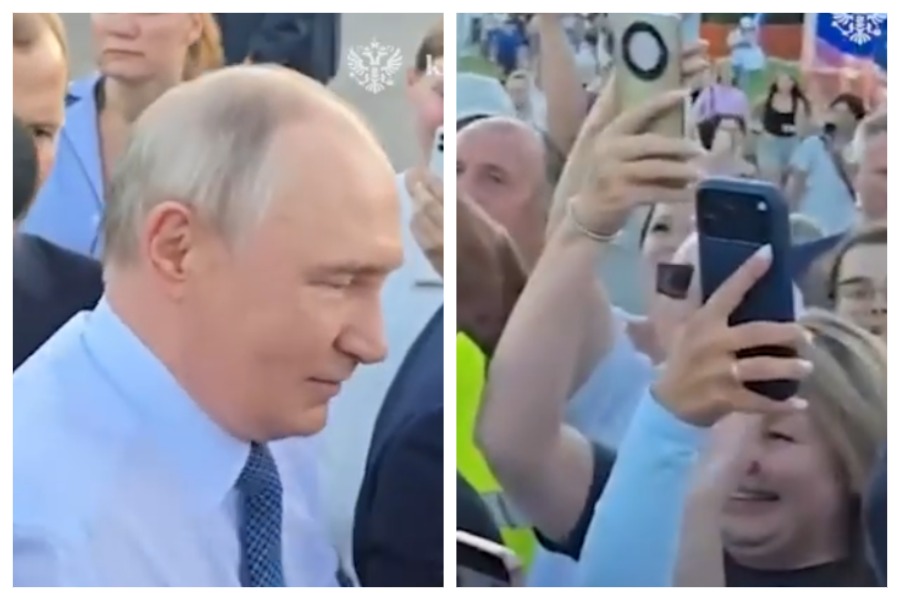 Новосибирцы связали незапланированную остановку кортежа Путина со своим обращением
