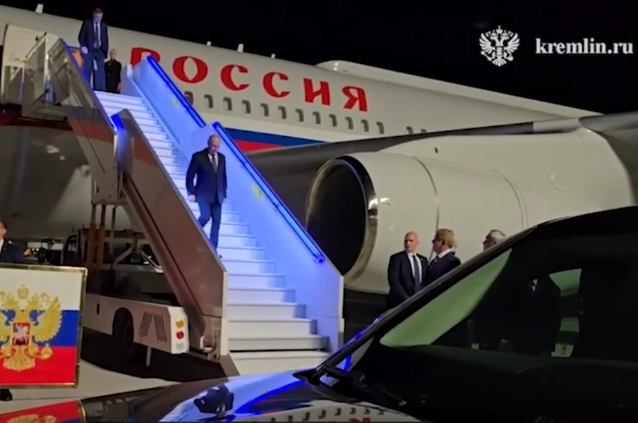 Владимир Путин прибыл в Новосибирск