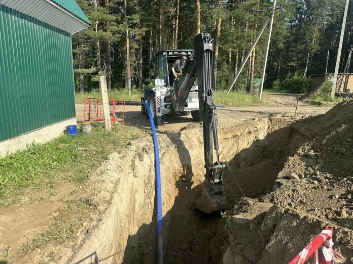 Второй этап строительства водопроводных сетей в Сузуне завершён