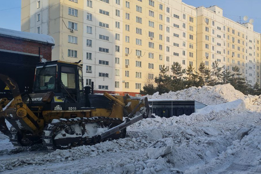 В Новосибирске увеличат число площадок для складирования снега