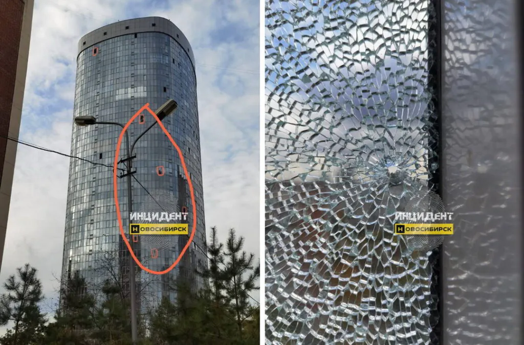По окнам высотки на Кавалерийской в Новосибирске стреляет неизвестный